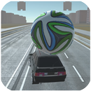 Football racer in big traffic APK
