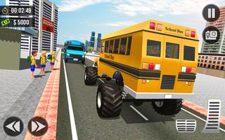 School Bus Coach Driver Game capture d'écran 1