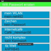 Wifi Passwort erraten Plakat