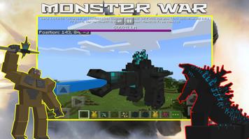 Monster war mod پوسٹر