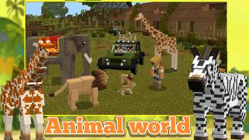 Animal world mod پوسٹر