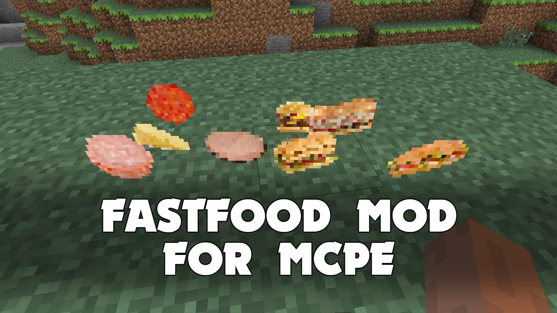 Мод на фаст фуд. Minecraft fast food Mod. Minecraft food Mod.