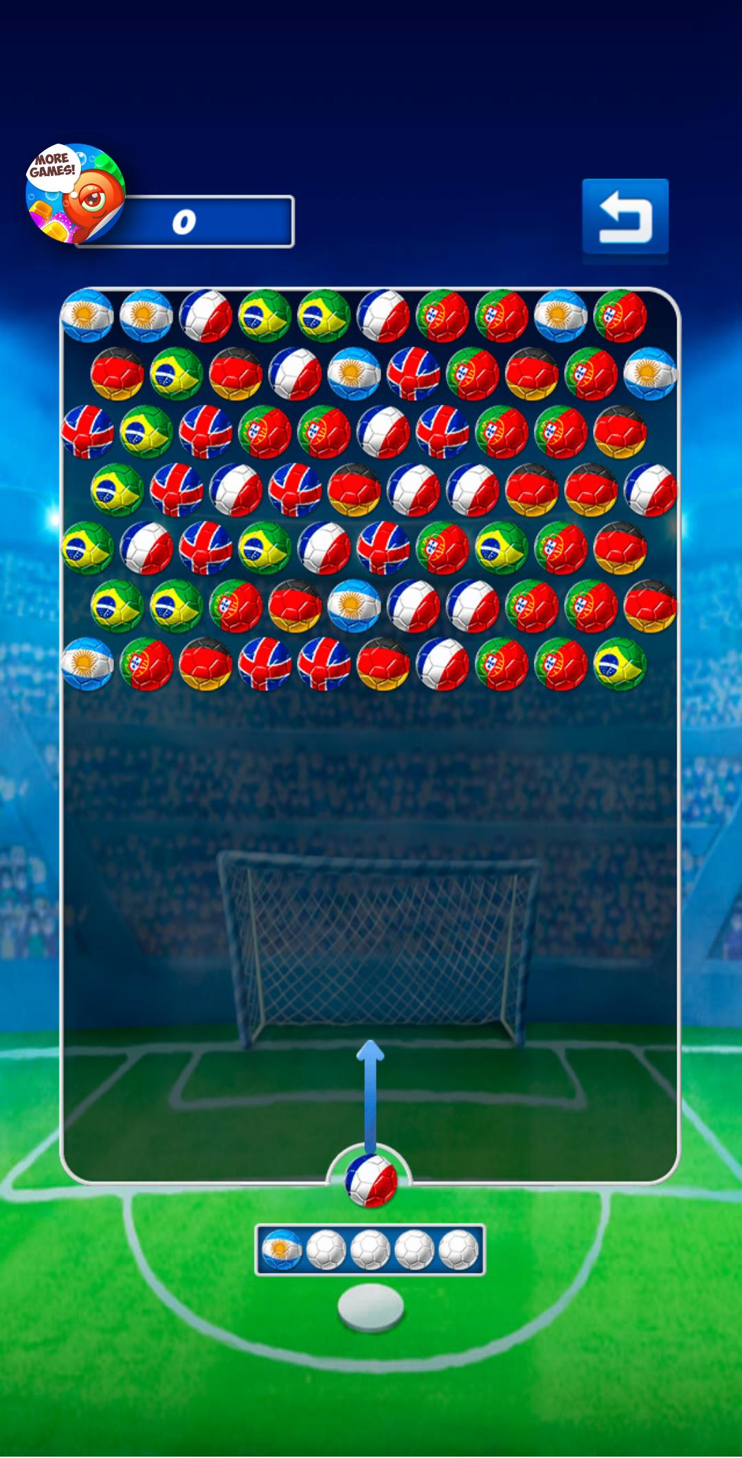 Bubble Shooter World Cup 