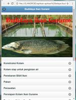 aquaculture Gurame Affiche