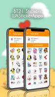 Sticker BT21 Cute for WAStickerApps imagem de tela 1