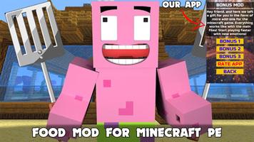 Food and Drink in Minecraft PE poster