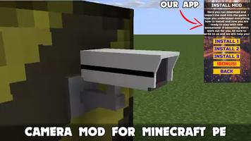 Camera CCTV Mod Minecraft PE Cartaz
