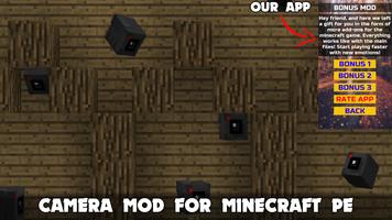 Camera CCTV Mod Minecraft PE imagem de tela 1