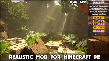 Realistic RTX in Minecraft PE poster