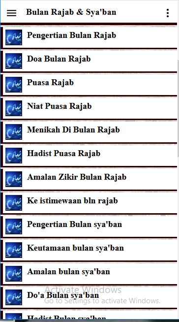 Amalan Bulan Rajab Sya Ban安卓下载 安卓版apk 免费下载