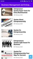 Business Management & Entrepreneurship poster