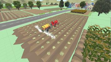 Indian Tractor Farming Sim syot layar 1