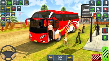 Bus Driving Simulator City Bus الملصق