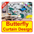 Butterfly Curtain Design idea