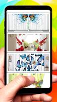Butterfly Curtain Design idea постер