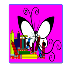 Beautiful Butterfly Coloring Book icon
