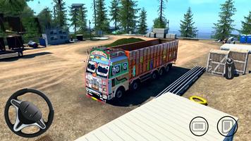 Indian Truck Simulator Game 3D Affiche