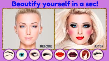 Beauty Cam Makeup Hairstyle screenshot 3