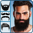 Barba e bigode foto editor ícone