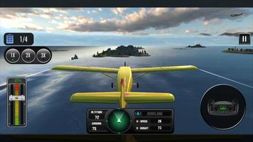 हवाई जहाज सिम्युलेटर-पायलट गेम स्क्रीनशॉट 3