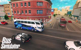 Coach Bus 3D-Simulator-Spiel Plakat