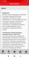 برنامه‌نما BCT Taxonomy عکس از صفحه