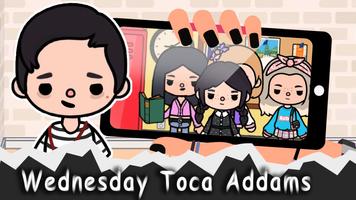 Wednesday toca addams boca poster