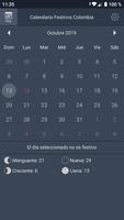 Calendario Festivos Colombia ポスター