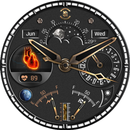 BFF3- Black Analog Pattern HUD APK