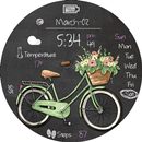 BFF117- Blackboard Art Bicycle APK