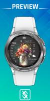 BFF118- Blackboard Art Flower الملصق
