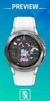 BFF113- Blackboard Art Unicorn الملصق