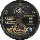 BFF15- Gold Analog Pattern أيقونة