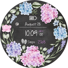 BFF19-Blackboard Art Hydrangea أيقونة