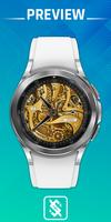 BFF1- Gold Analog Gear Premium الملصق