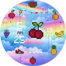 BFF2- Pixel Fruit watchface APK