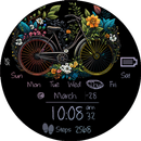 BFF54- Neon Art Flower Bicycle APK