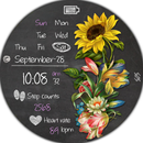 BFF8- Blackboard Art Sunflower APK