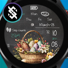 BFF16- Easter basket with Eggs أيقونة