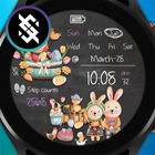 BFF12- Easter Eggs and Bunny أيقونة
