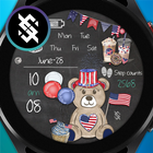 BFF29 - 4th of July Bear أيقونة