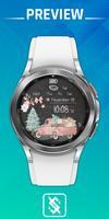 BFF21- Christmas car and tree الملصق
