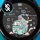 BFF22- Easter Eggs, Bunny, Car أيقونة