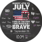 BFF33-4th of July Independence أيقونة
