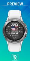 BFF33-4th of July Independence الملصق