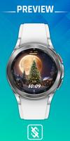 BFF48- Merry Christmas & Snow الملصق
