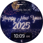 BFF57- Fireworks New Year 2025 أيقونة
