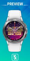 BFF58- Animation New Year 2025 الملصق