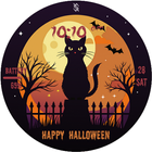 BFF76- Halloween Cat & Moon Zeichen