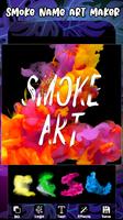 3D Smoke Effect Name Art Maker Affiche